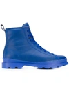 Camper Brutus Ankle Length Boot - Blue In Blue