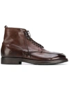 ALBERTO FASCIANI LACE UP ANKLE BOOTS