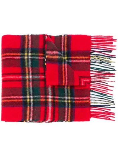 Barbour Checked Scarf In Multicolour