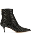 FRANCESCO RUSSO POINTED TOE ANKLE BOOTS