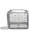 FENDI FENDI KAN I SHOULDER BAG - GREY