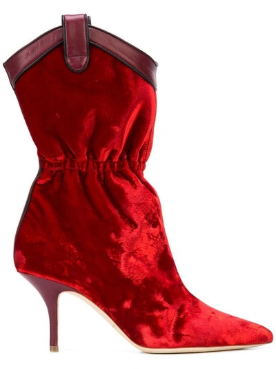 Malone Souliers Daisy Boots In Red