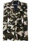 HOUSE OF HOLLAND HOUSE OF HOLLAND CAMOUFLAGE TAILORED COAT - GREEN