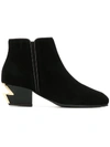 Giuseppe Zanotti Lightning Heel Ankle Boots In Black