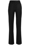 Joseph Morissey High-rise Stretch Wool Pants In Black