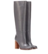 MARNI LEATHER KNEE-HIGH BOOTS,P00329377