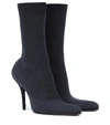 BALENCIAGA STRETCH-JERSEY ANKLE BOOTS,P00344092