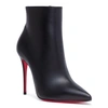 CHRISTIAN LOUBOUTIN SO KATE 100 BLACK LEATHER ANKLE BOOTS,CL13114S