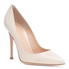 GIANVITO ROSSI GIANVITO 105 LIGHT BEIGE PATENT LEATHER PUMPS,GR13128S