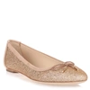 FERRAGAMO ENEA GOLD GLITTER BALLERINA,SF11172S