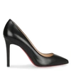 CHRISTIAN LOUBOUTIN PIGALLE 100 BLACK LEATHER PUMP,CL11216S
