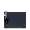 CHRISTIAN LOUBOUTIN LOUBICUTE DARK BLUE POUCH,1185073-NAVY