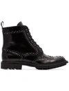 CHURCH'S CHURCH'S ANGELINA STUDDED ANKLE BOOTS - BLACK