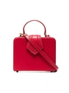 MEHRY MU RED FEY MINI LEATHER BOX BAG