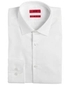 Hugo Boss Jason Slim Fit Long Sleeve Cotton Dress Shirt In White