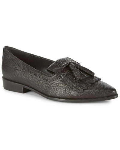 Stuart Weitzman Avatass Point Toe Leather Loafers In Nocolor