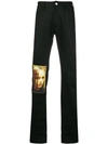 RAF SIMONS PATCH TAILORED TROUSERS