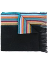 PAUL SMITH rainbow stripe scarf