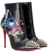 CHRISTIAN LOUBOUTIN LOVE IS A BOOT 100 ANKLE BOOTS,P00340888