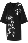 OSCAR DE LA RENTA OSCAR DE LA RENTA WOMAN EMBELLISHED WOOL AND CASHMERE-BLEND JACKET BLACK,3074457345619266345