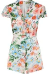 ALICE AND OLIVIA FLORAL-PRINT FIL COUPÉ PLAYSUIT,3074457345619166226