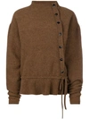 LEMAIRE ASYMETRICAL CARDIGAN