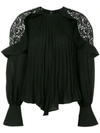 SELF-PORTRAIT pleated blouse