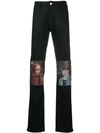 RAF SIMONS GRAPHIC PRINT FITTED JEANS