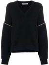 GIVENCHY zip-detail oversized sweater