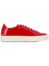 COMMON PROJECTS COMMON PROJECTS PLATFORM FLAT SNEAKERS - RED