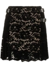 CHRISTOPHER KANE CHRISTOPHER KANE LACE KILT MINI SKIRT - BLACK