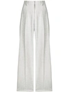 MAX MARA MAX MARA FLARED TROUSERS - GREY