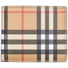 Burberry Men's Ronan Vintage Check Bi-fold Wallet In Brown