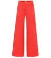 GANNI HIGH-WAISTED FLARED JEANS,P00337295