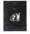 BALENCIAGA Kitten S leather shopper,P00346444