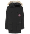 Canada Goose Expedition Multi-pocket Parka Coat W/ Fur Hood In Black