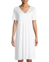 Hanro Moments Knit Tank Gown In White