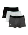 LACOSTE COTTON TRUNKS - PACK OF 3,RAM8305