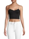 ALICE AND OLIVIA Archer Cropped Top,0400097628592