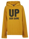 Katharine Hamnett Katharine Hamnet London Up Our Game Hoodie In Yellow