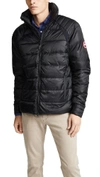 Canada Goose Hybridge Base Down-filled Jacket In Black
