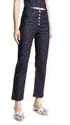 MIAOU JUNIOR EMBROIDERED JEANS