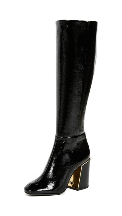 Tory Burch Juliana Tall Boots In Perfect Black