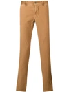 Incotex Slim-fit Trousers In Brown
