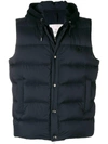 MONCLER HOODED DOWN GILET