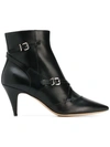 TOD'S MULTI-BUCKLE ANKLE BOOTS