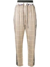 3.1 PHILLIP LIM / フィリップ リム SIDE STRIPE CHECK TROUSERS