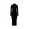 RUMOUR LONDON ADRIANA MAXI RIBBED WOOL DRESS