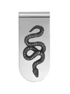 GUCCI MONEY CLIP WITH SNAKE IN SILVER