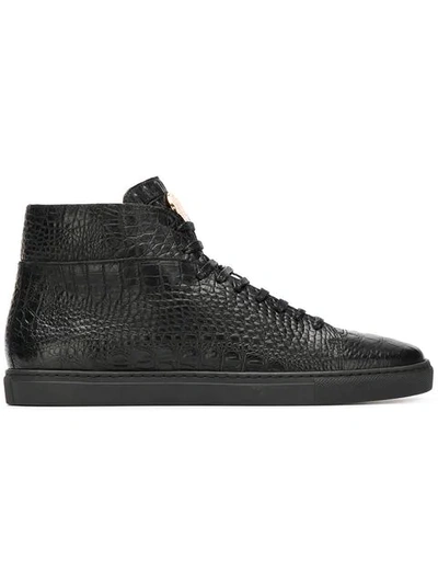 Alexander Laude Arian Hi-top Sneakers  In Black